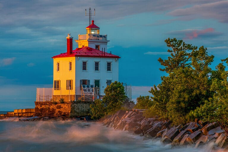Fairport Harbor Lighthouse in Lake County, Ohio