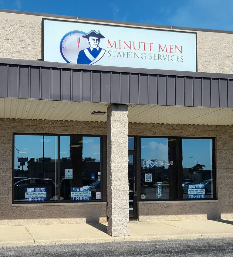 Minutemen Staffing's Wapakoneta, Ohio branch office